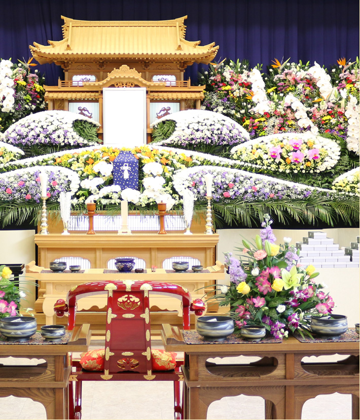 塩尻市 生花祭壇