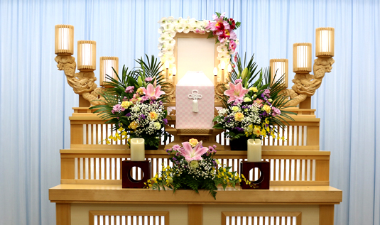 一般葬　花祭壇プラン　祭壇